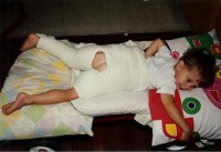 My nephew in 1996